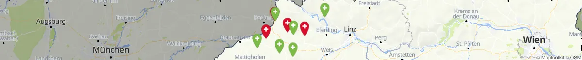 Map view for Pharmacies emergency services nearby Freinberg (Schärding, Oberösterreich)